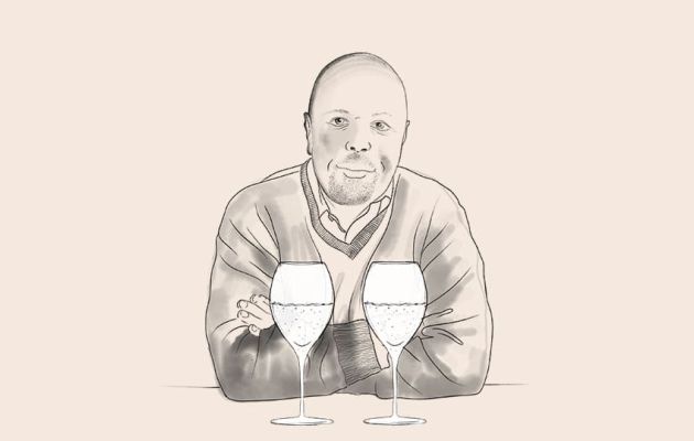 Dans la cave du critique de champagne Alberto Lupetti // Italie