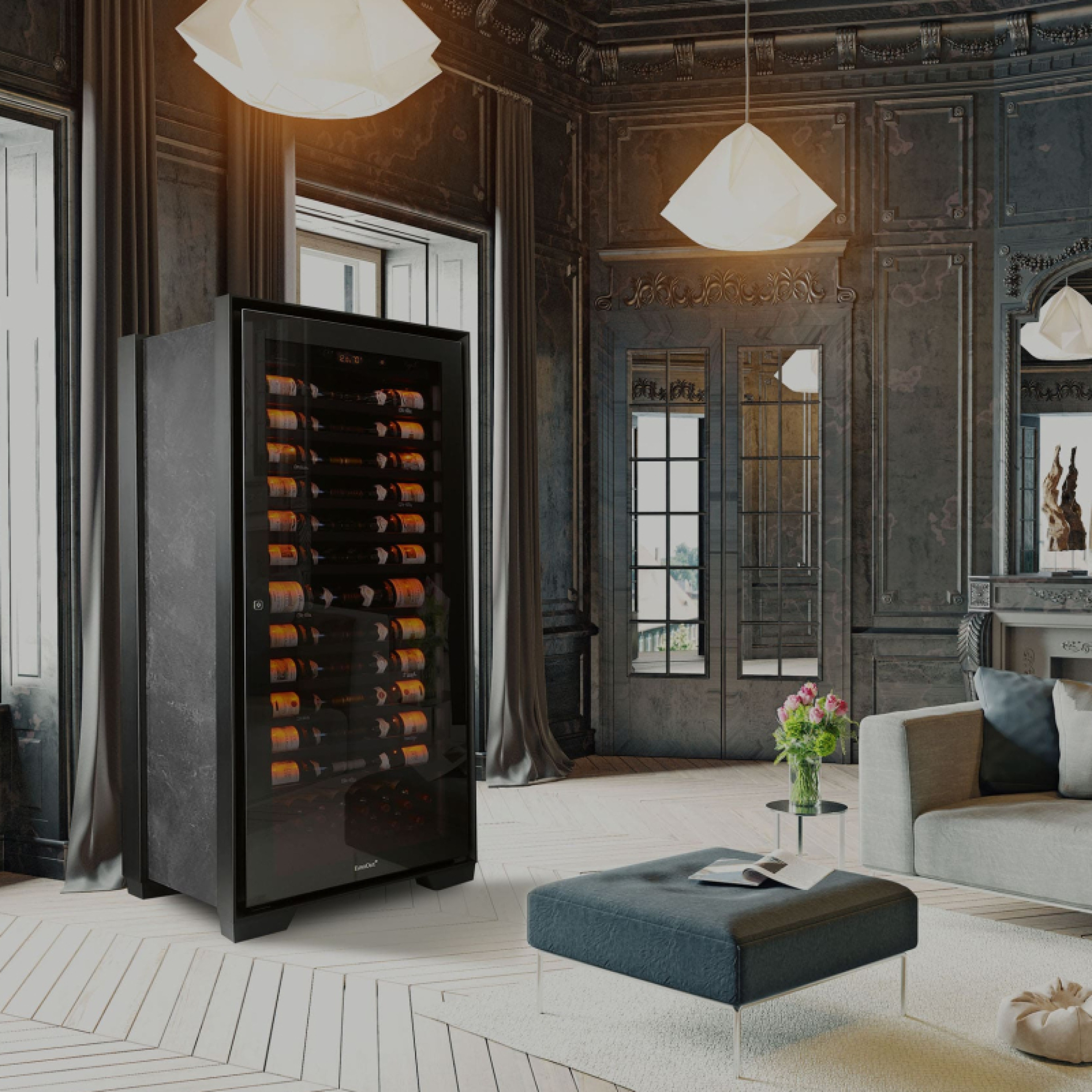 One single temperature wine cabinets for maturing your wines