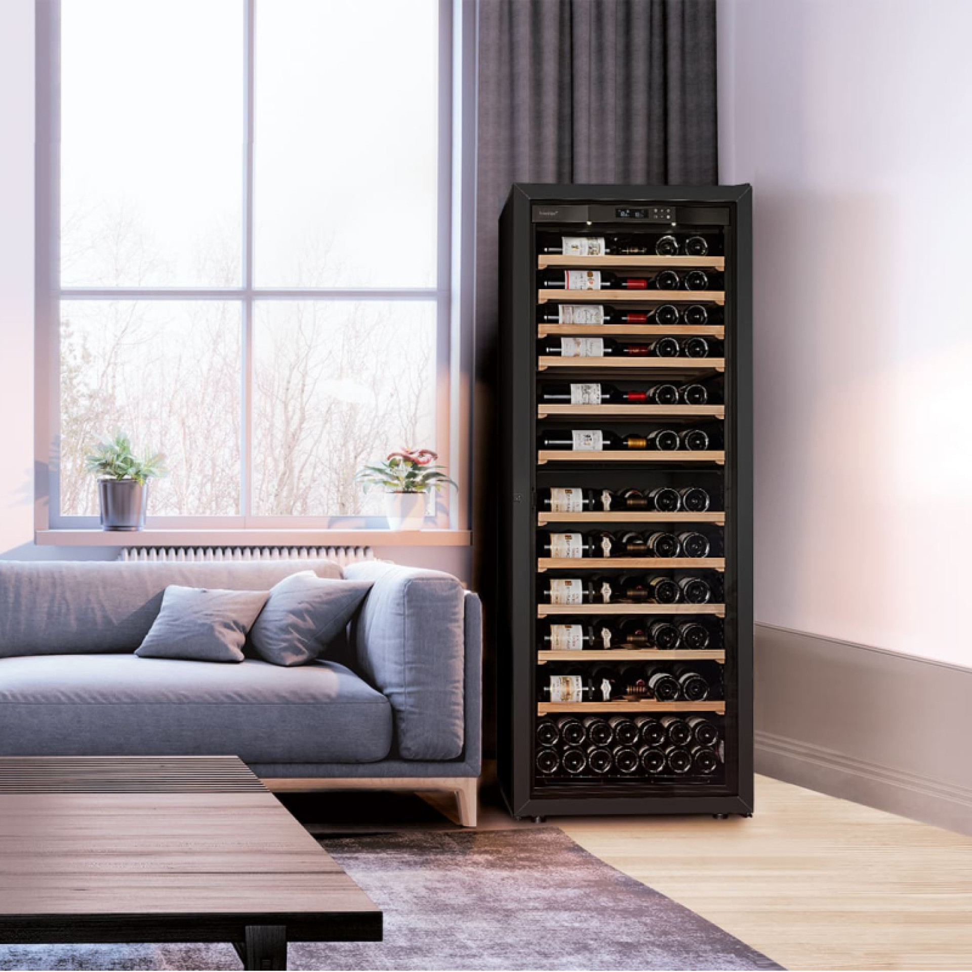 Wine-maturing cabinets