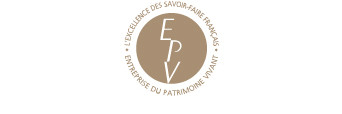 Französisches elitäres Label für Wissen, die Exzellenz außergewöhnlichen Know-hows "Entreprise du Patrimoine Vivant" (Living Heritage Company)
