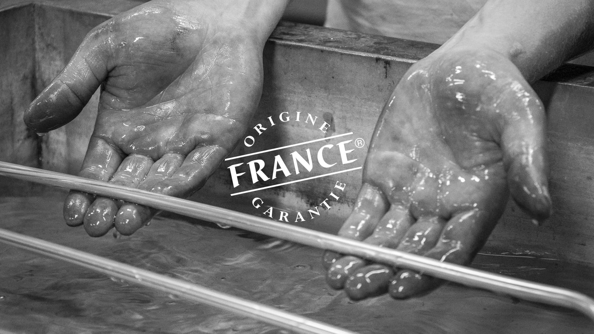 Seul le label Origine France Garantie certifie la production en France. - Obtenu en 2012 par EuroCave