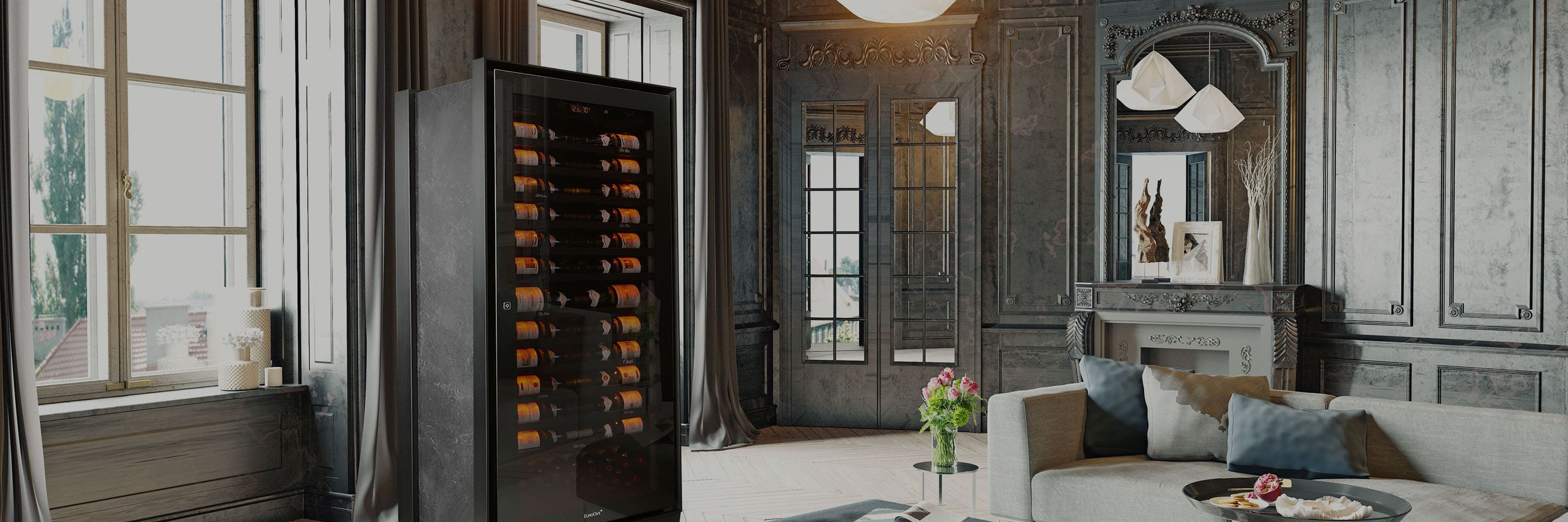 Achieving optimal air quality inside a wine cabinet. Achieving optimal air quality inside a wine cabinet.