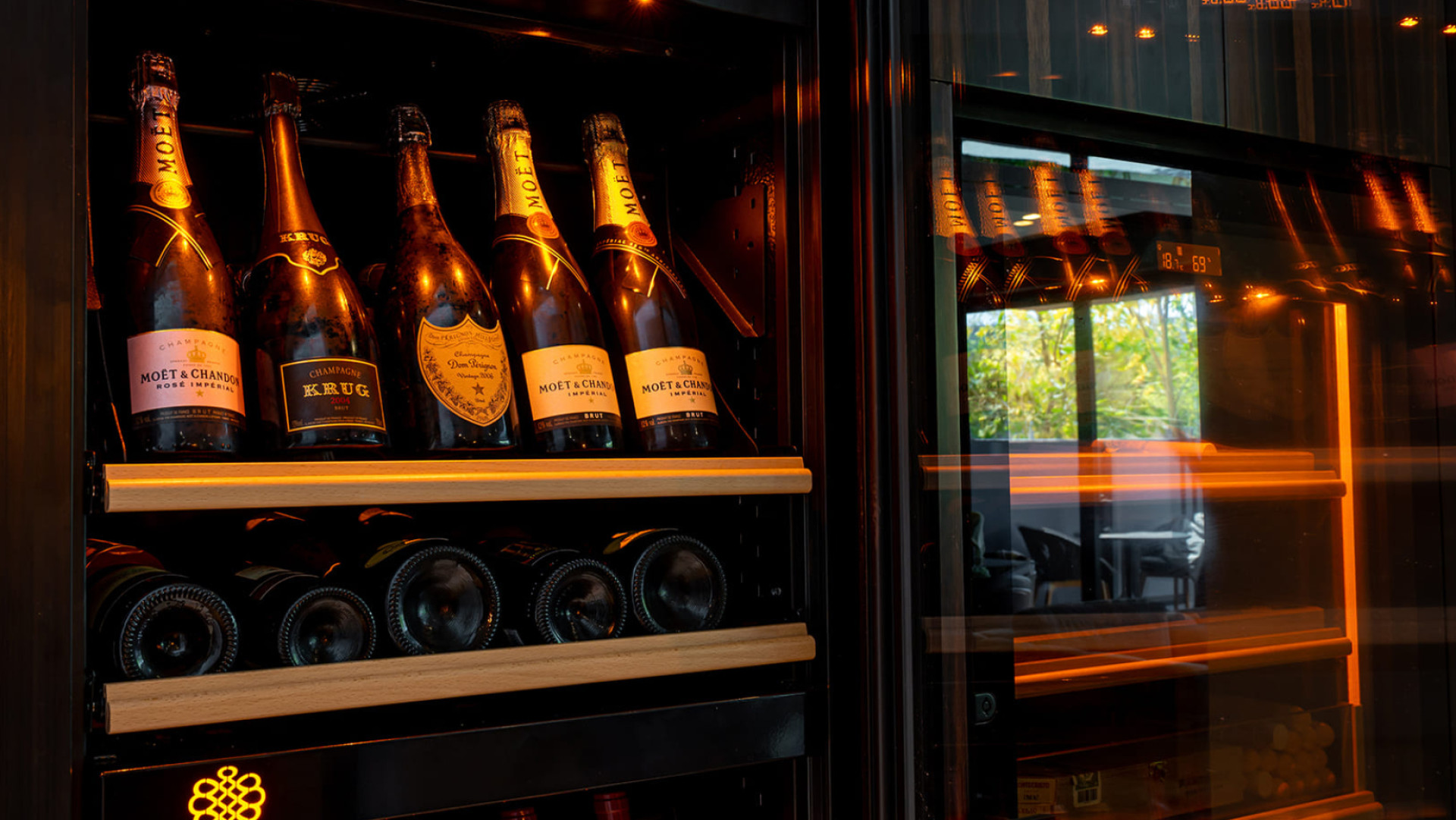 EuroCave wine coolers, meticulous details, storage and finishing options for personalized cabinets.