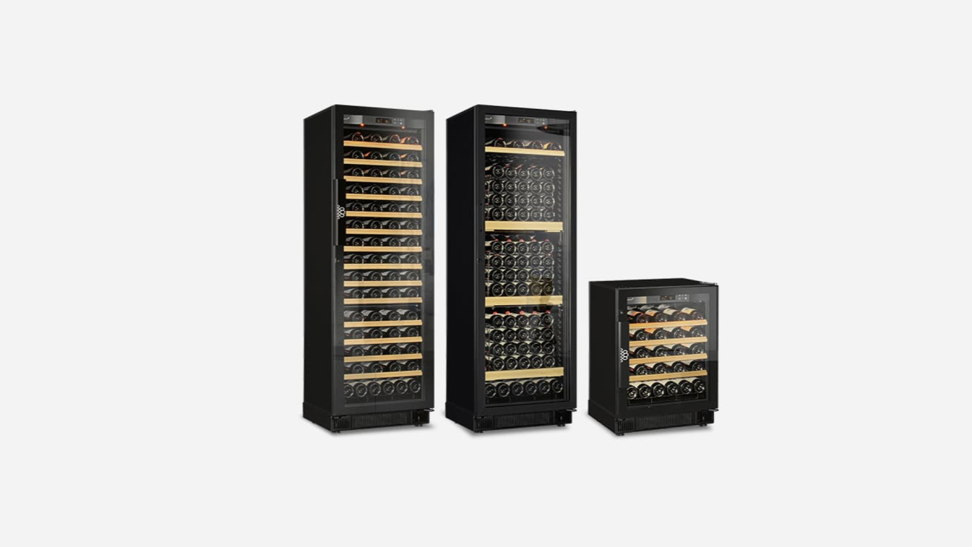 Range of compact built-in wine cabinets, small and large, service cooler or aging cabinet, choice of door: glazed or technical opaque. Compact EuroCave Range of compact built-in wine cabinets, small and large, service cooler or aging cabinet, choice of door: glazed or technical opaque. Compact EuroCave