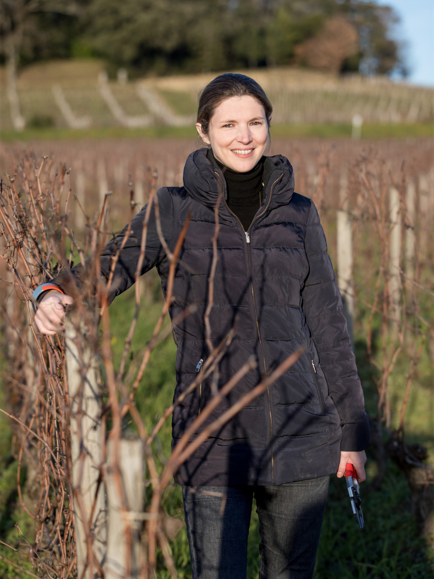 Begegnung mit Stéphanie de Boüard-Rivoal, PDG des Weinguts Château Angelus, Frankreich Begegnung mit Stéphanie de Boüard-Rivoal, PDG des Weinguts Château Angelus, Frankreich