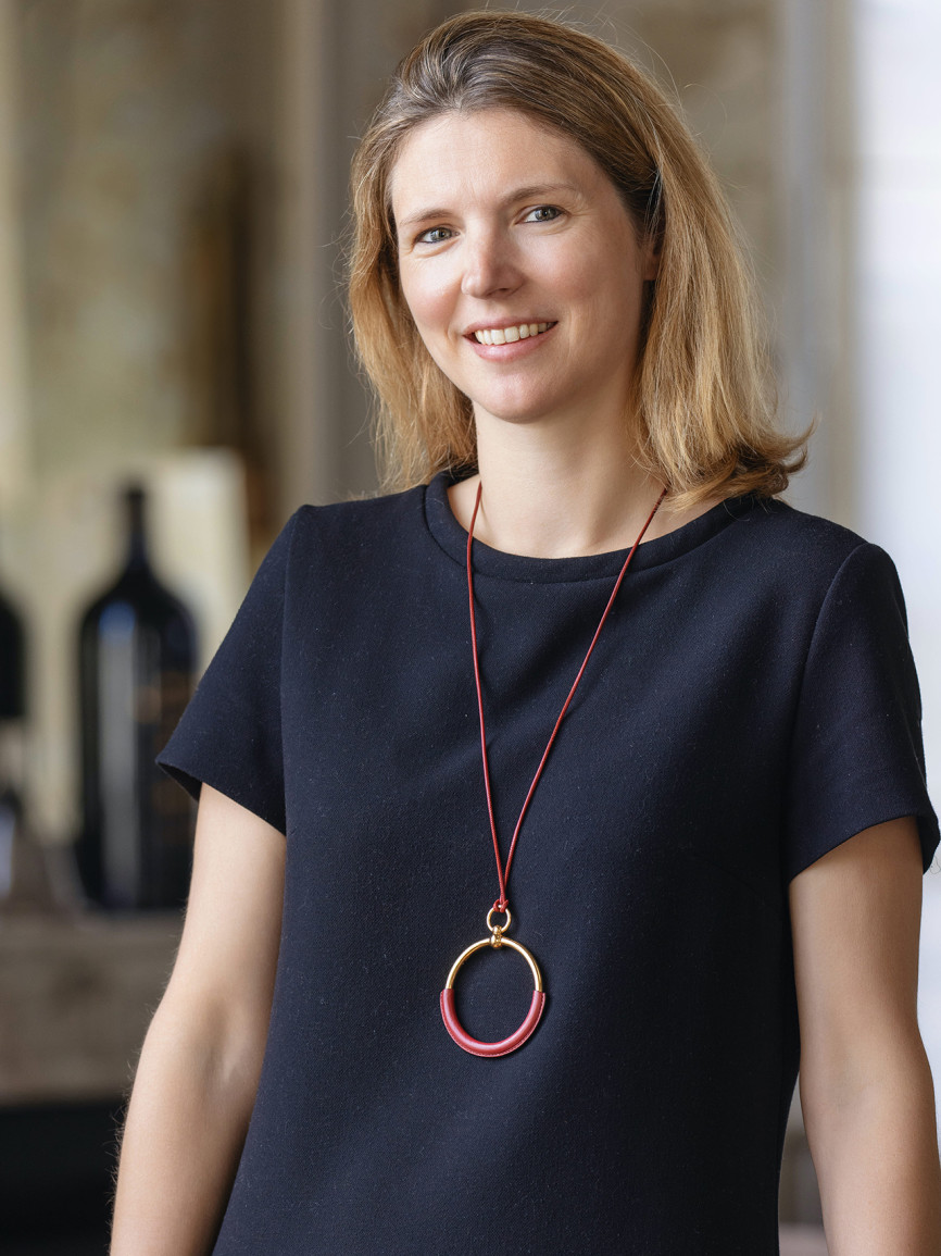 Begegnung mit Stéphanie de Boüard-Rivoal, PDG des Weinguts Château Angelus, Frankreich Begegnung mit Stéphanie de Boüard-Rivoal, PDG des Weinguts Château Angelus, Frankreich
