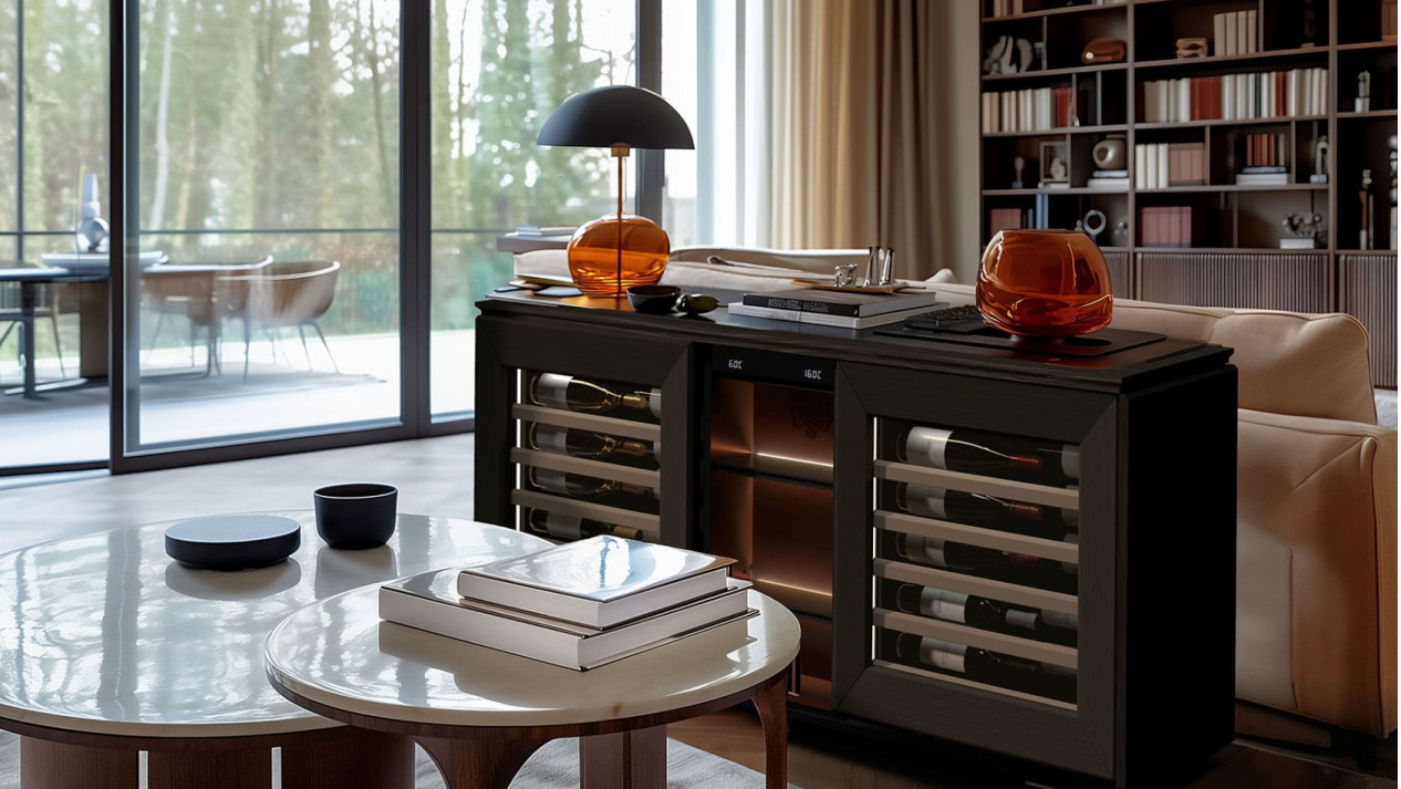 Configurez votre cave à vin Harmonie dans les moindres détails pour qu'elle s'harmonise avec votre décoration d'intérieur