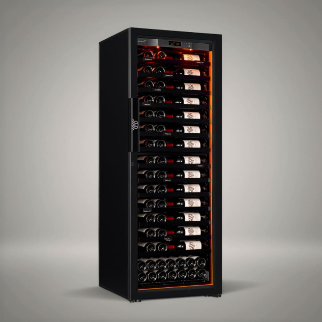 Revelation wine fridge model embodying innovation in wine storage history