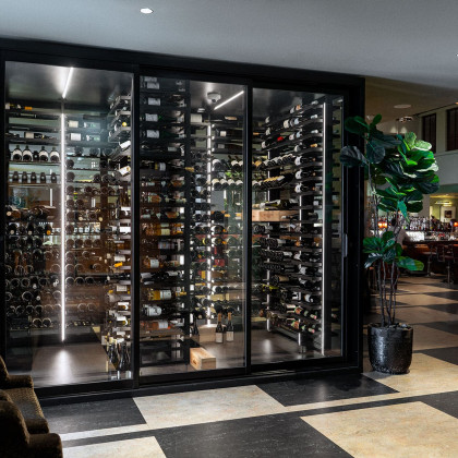 Maßgeschneiderte Weinpräsentation für die gehobene Gastronomie im Sommerro House.