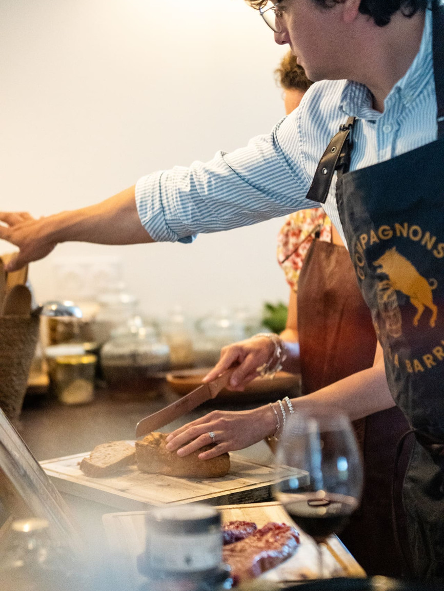 La table d'Isaure préparation du repas